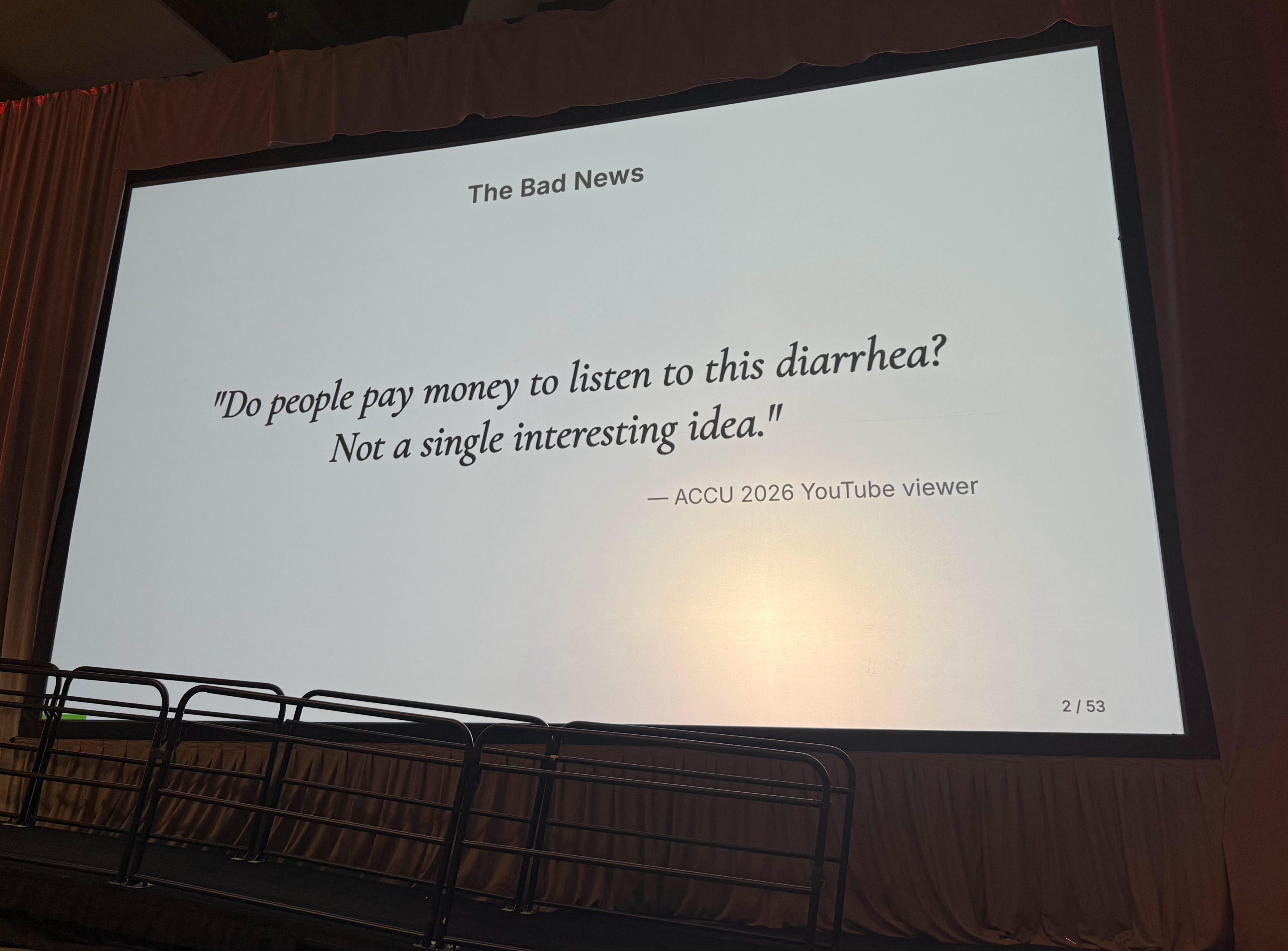 Andrei Alexandrescu at CppCon 2026