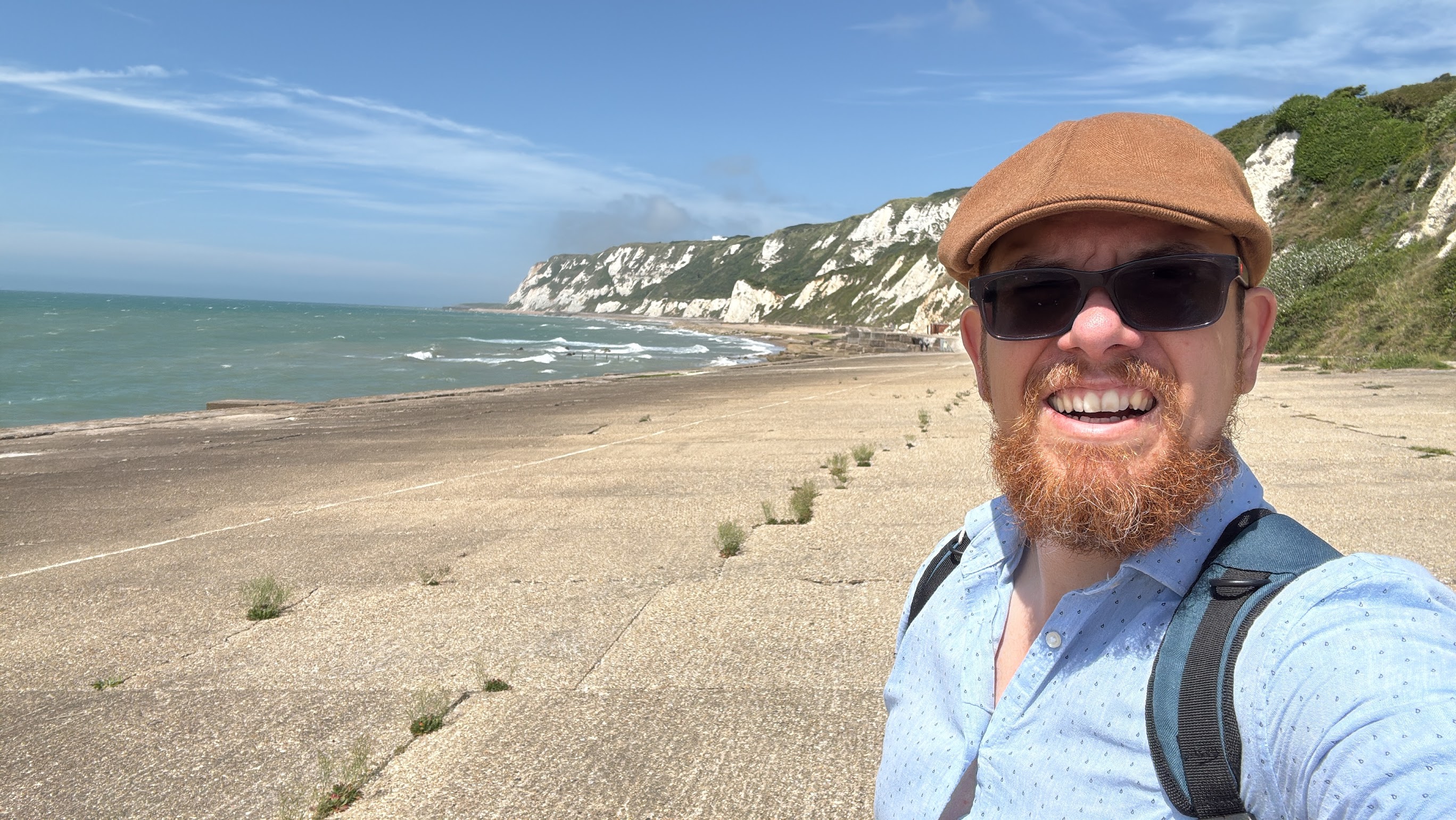 Me from Folkestone to Dover