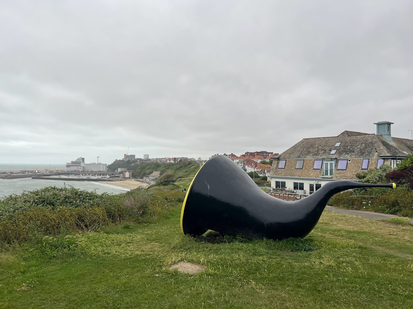 The view of Folkestone