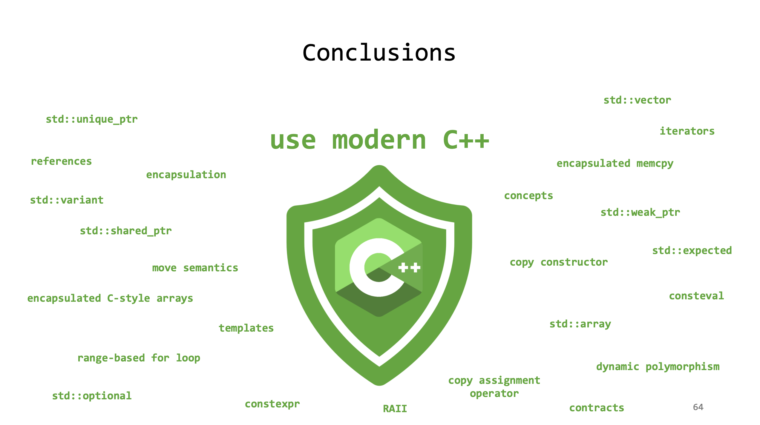 Use modern C++